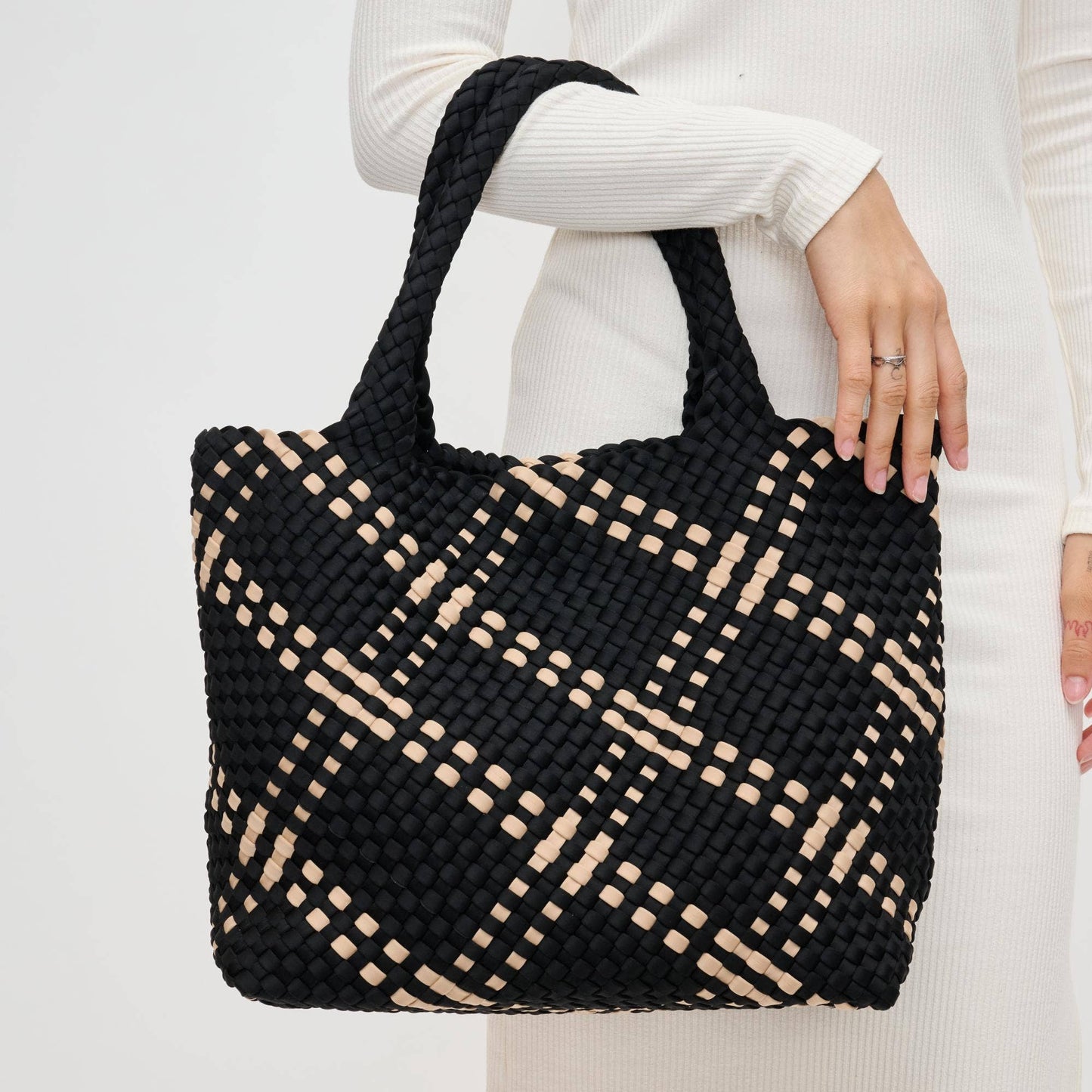 Sky's The Limit | Medium Woven Neoprene Tote