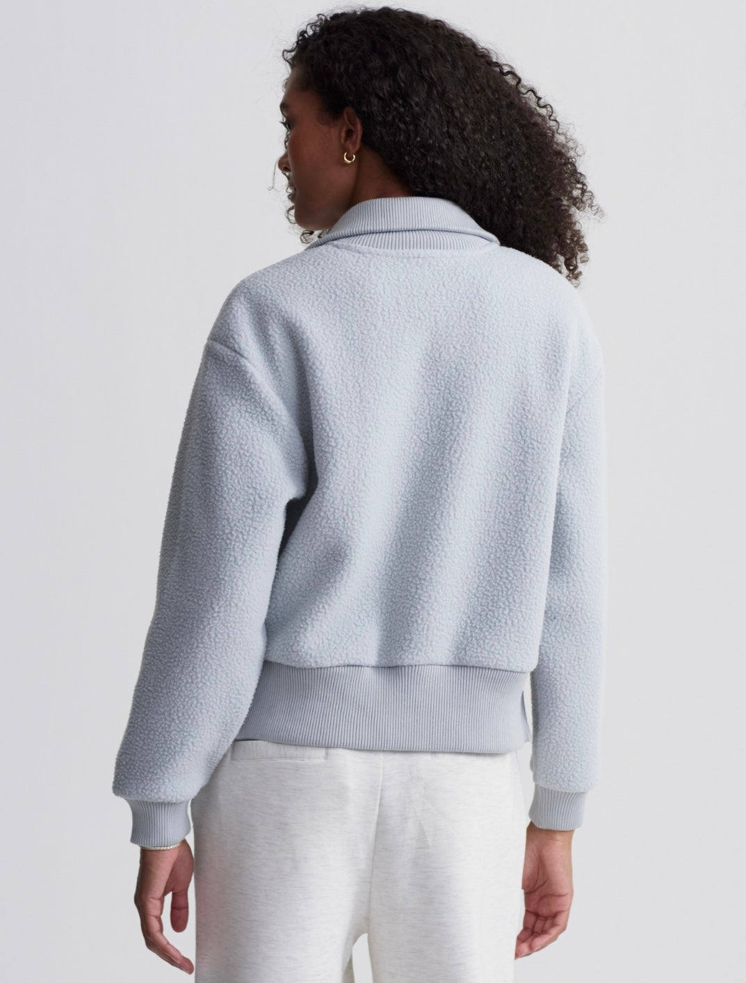 Roselle Half Zip Fleece | Pearl Blue