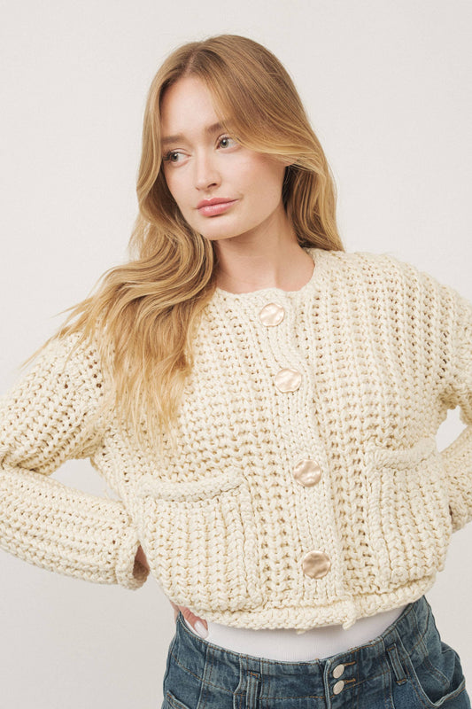 Sasha Chunky Knit Cardigan