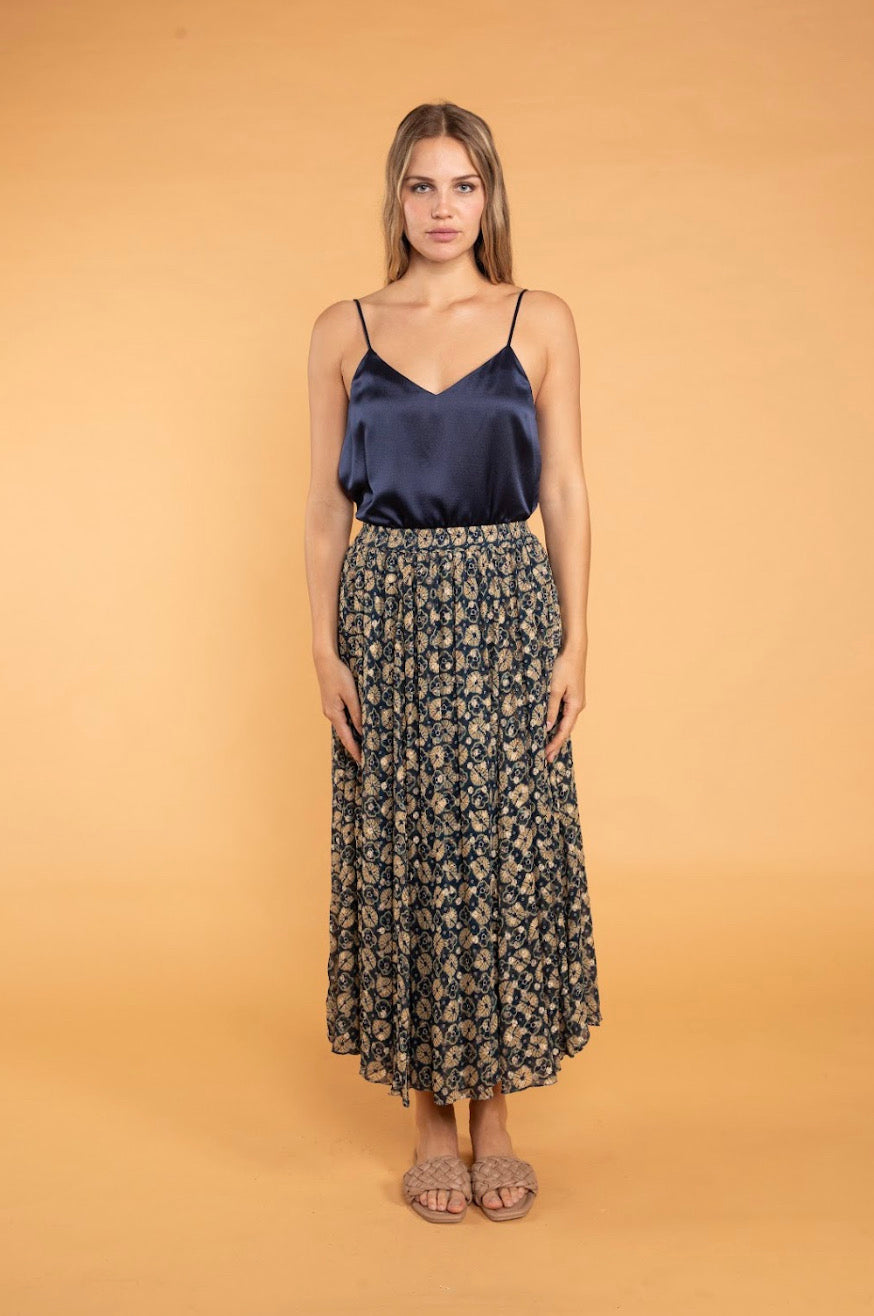 Tanea Maxi Skirt | Navy