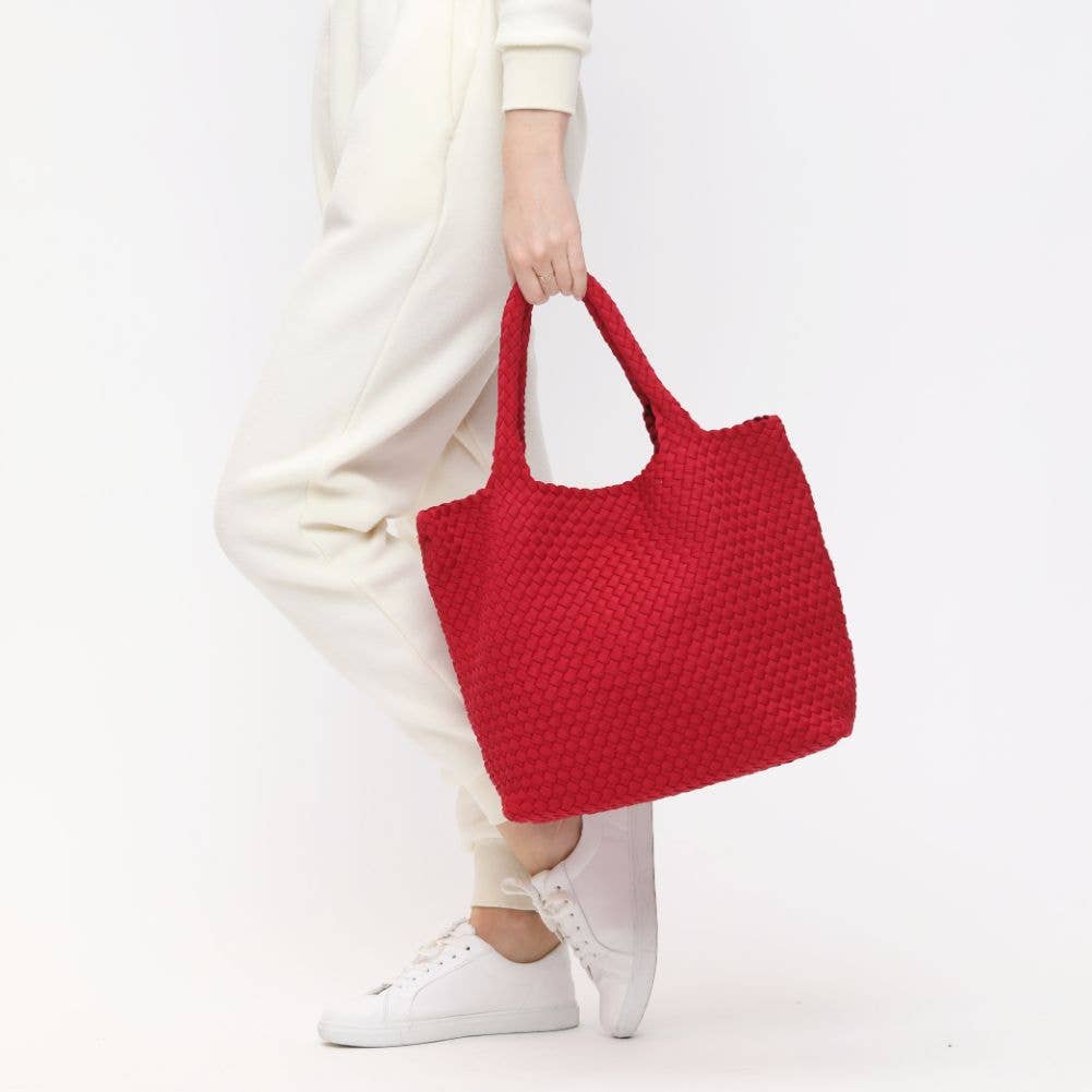 Sky's The Limit | Medium Woven Neoprene Tote