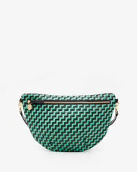 Grande Fanny | Mint Opal / Black Woven Zig Zag