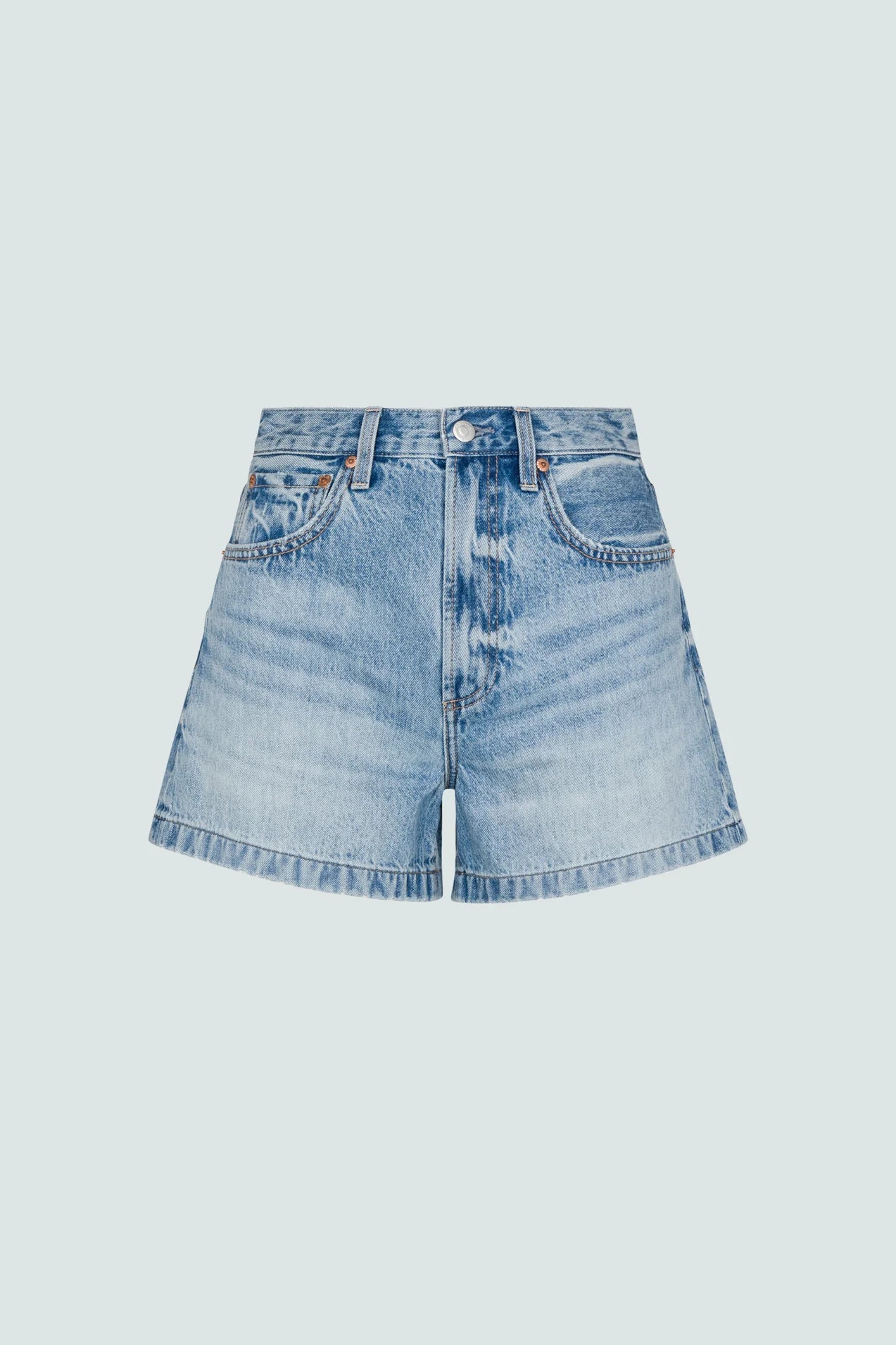 Saige High Rise Short | French Riviera