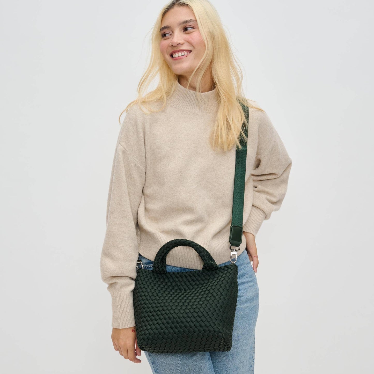 Sky's The Limit |Small Woven Neoprene Crossbody