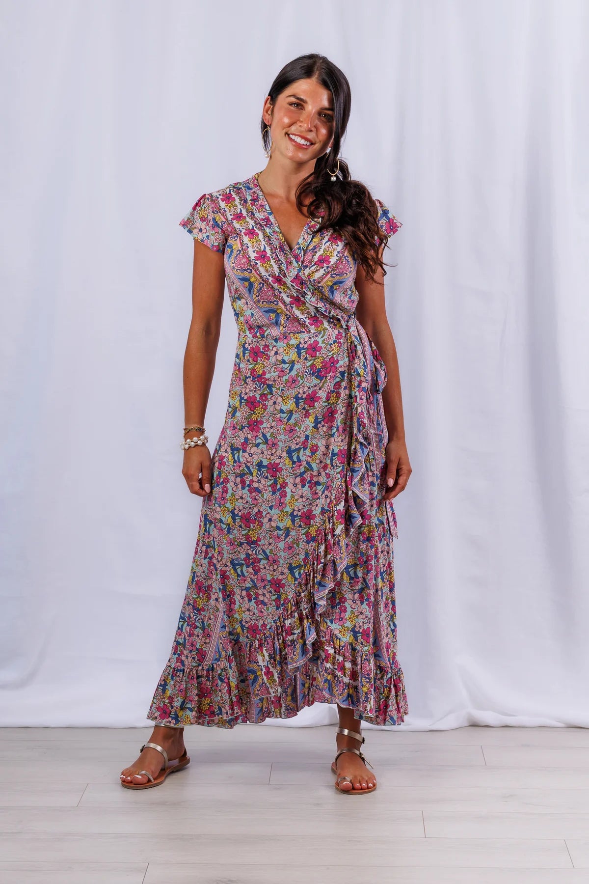 Havana Maxi Wrap Dress| Plumeria