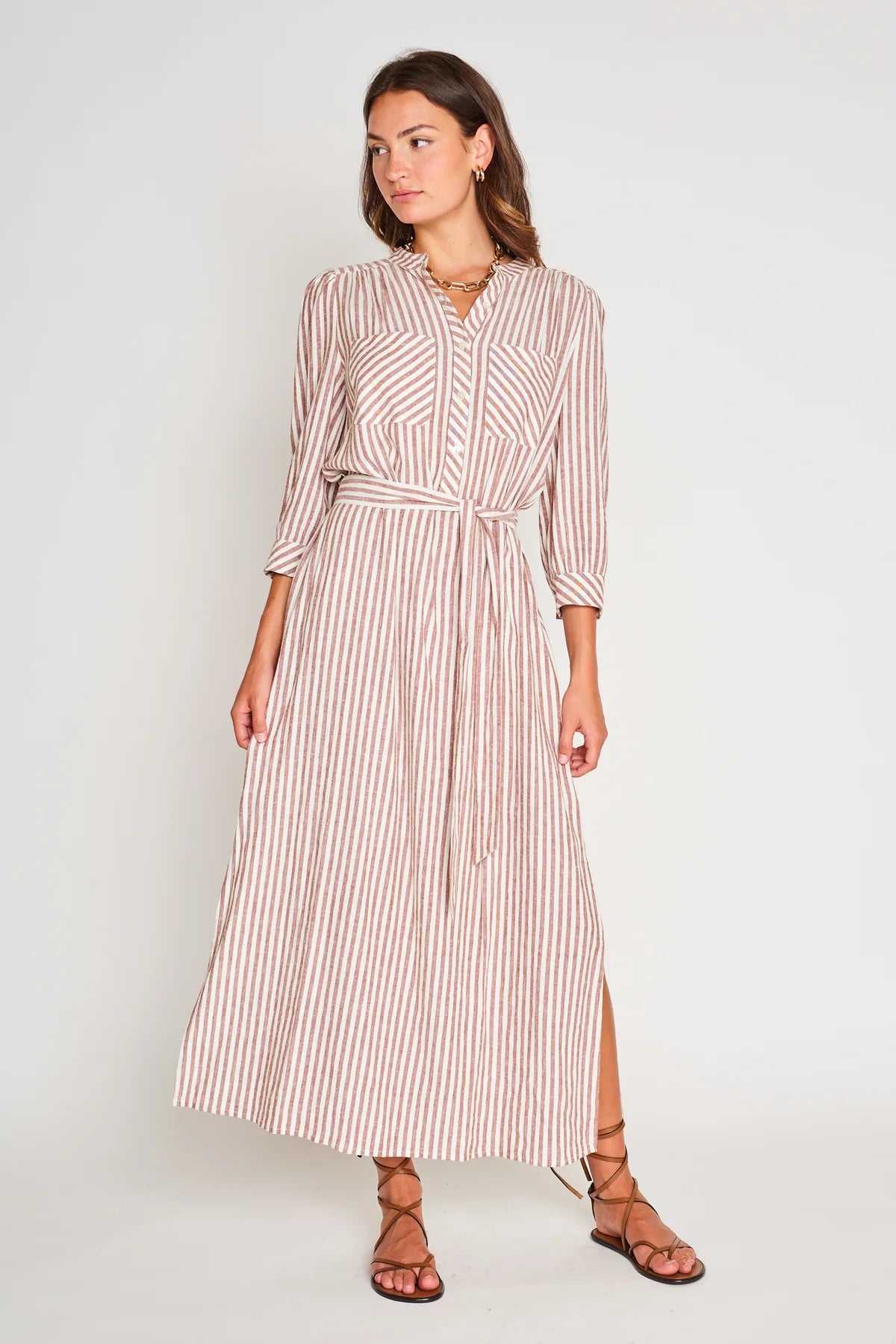 Cassie Dress | Sedona Stripe