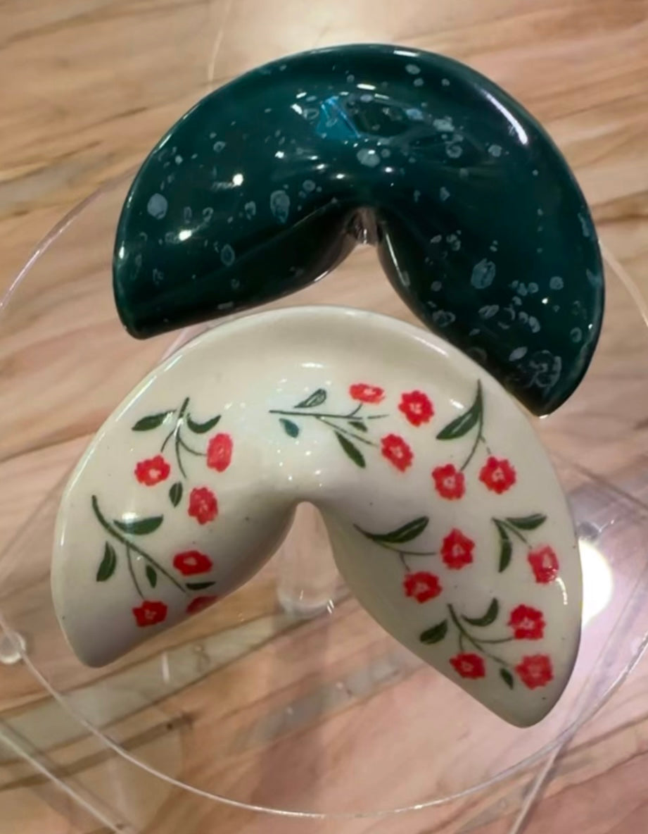 Stoneware Fortune Cookie