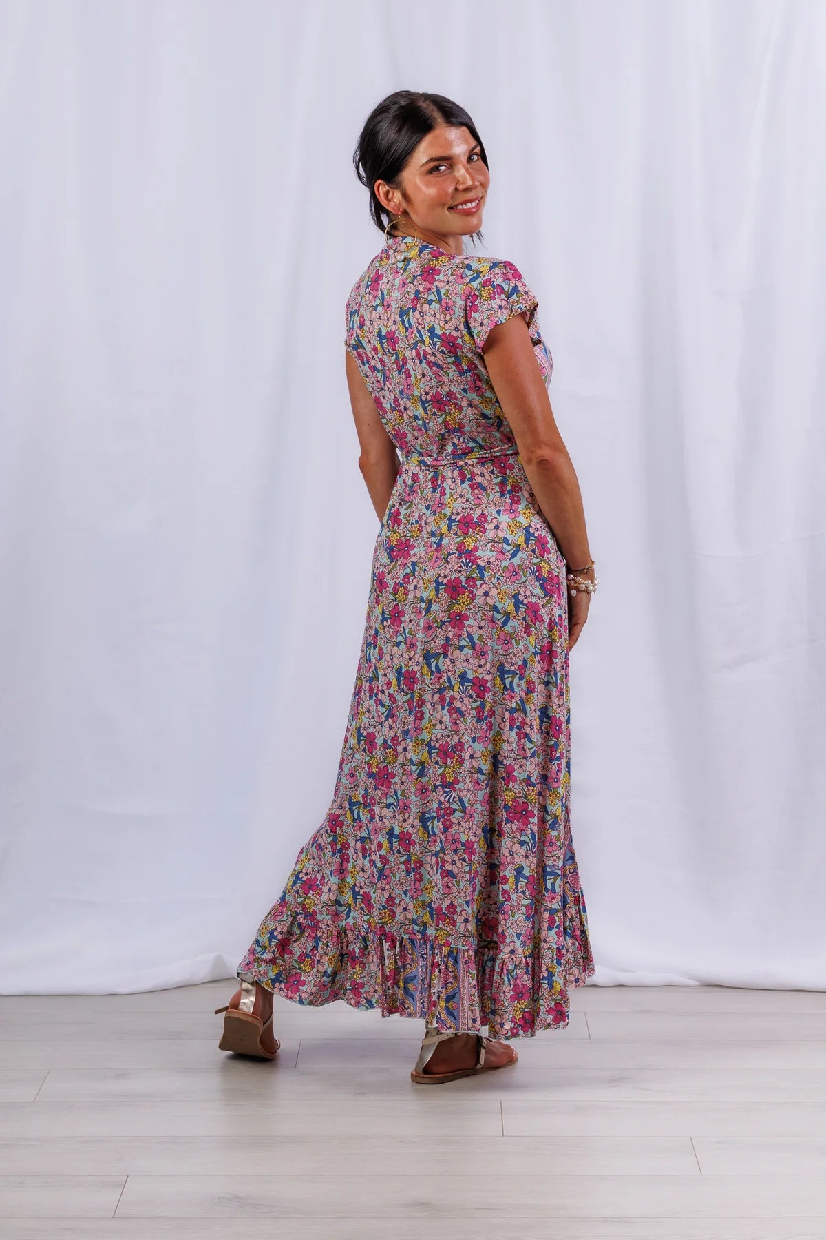 Havana Maxi Wrap Dress| Plumeria