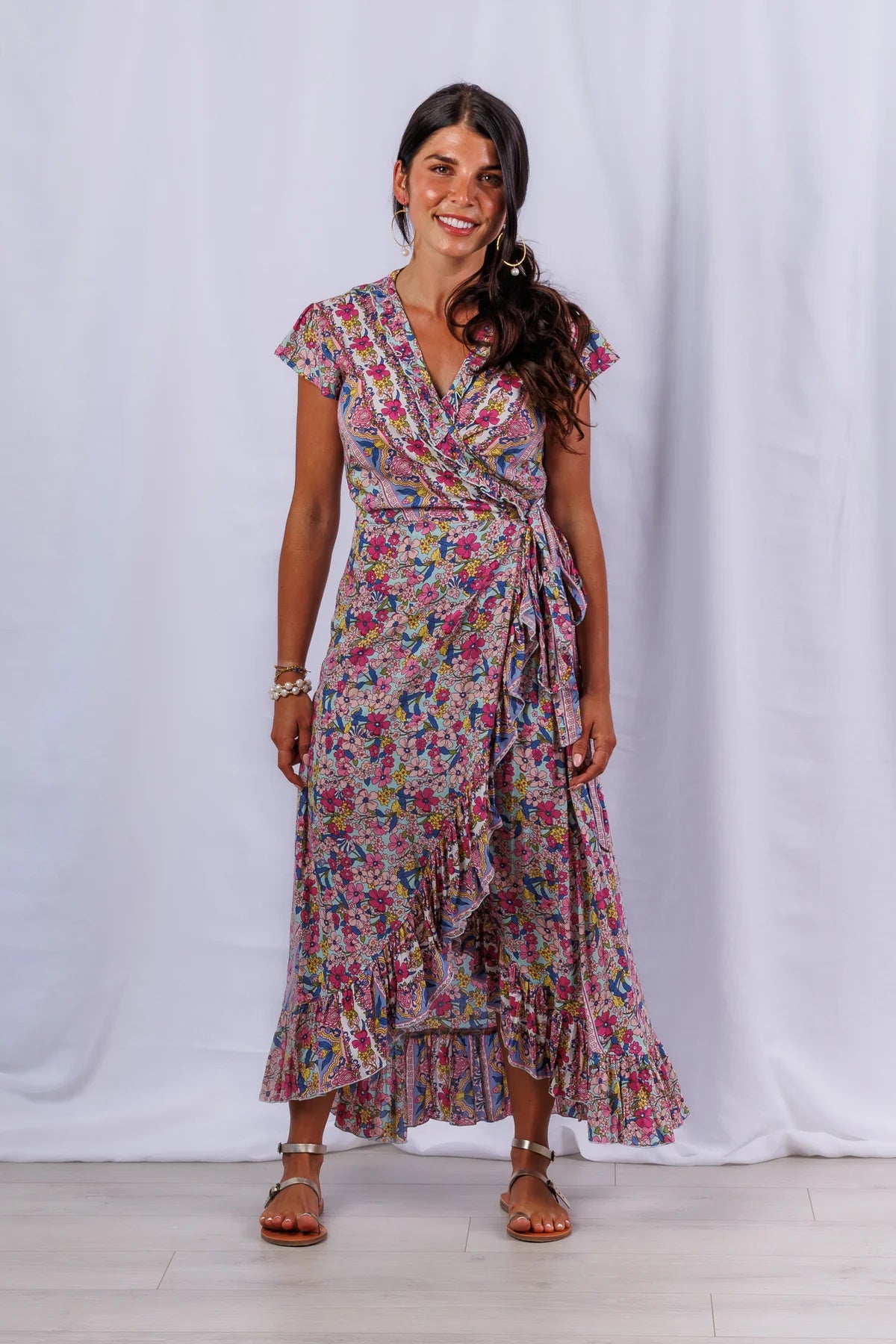 Havana Maxi Wrap Dress| Plumeria