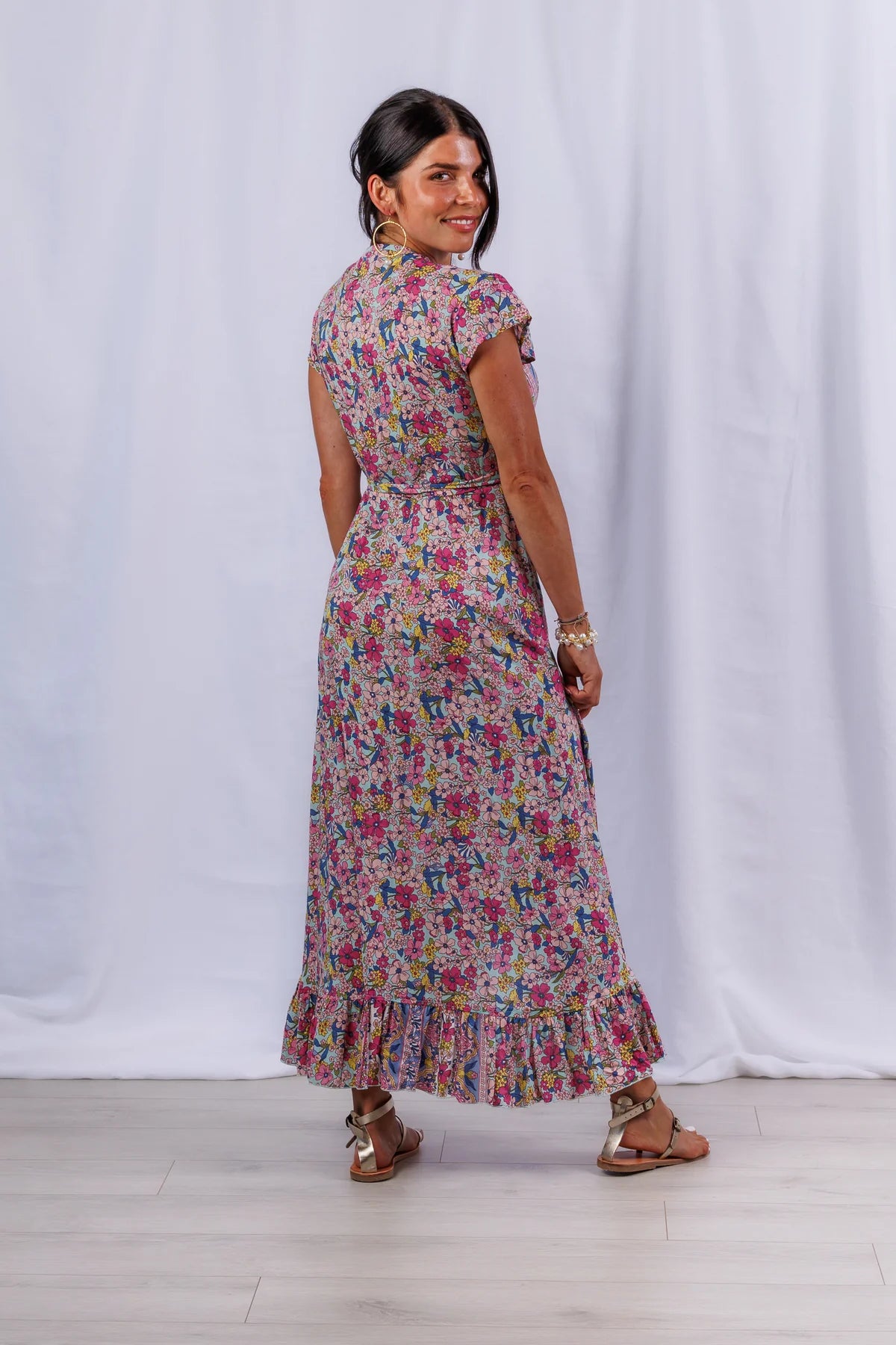 Havana Maxi Wrap Dress| Plumeria