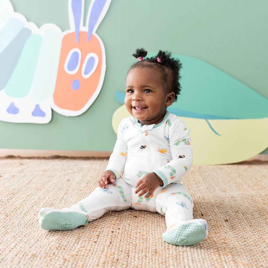 Zippered Footie in the Very Hungry Caterpillar and Friends