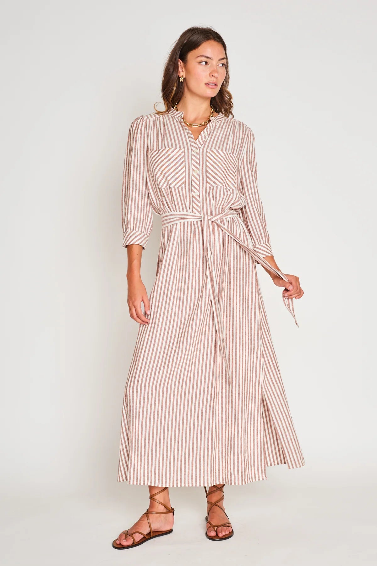 Cassie Dress | Sedona Stripe