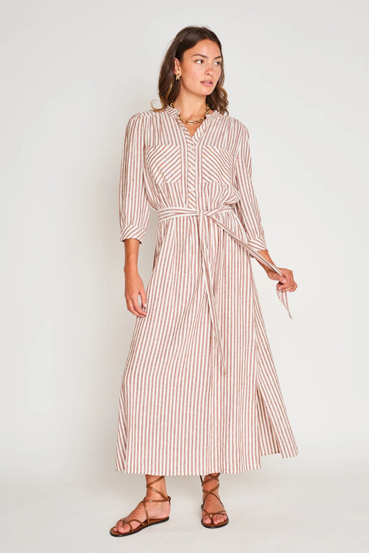 Cassie Dress | Sedona Stripe