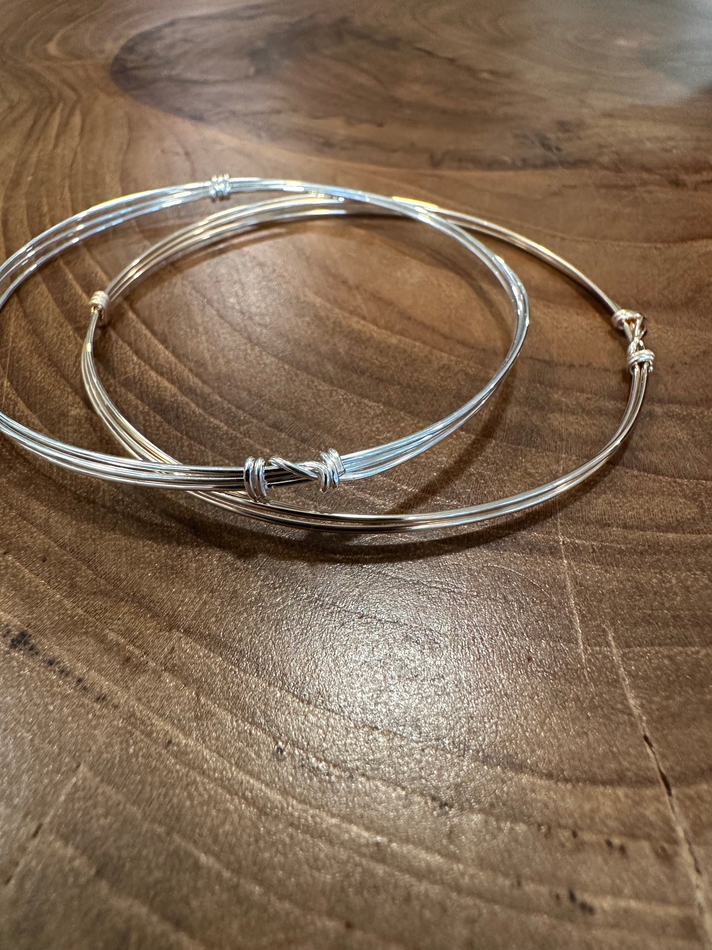 Earthy Luxe 14k bangles