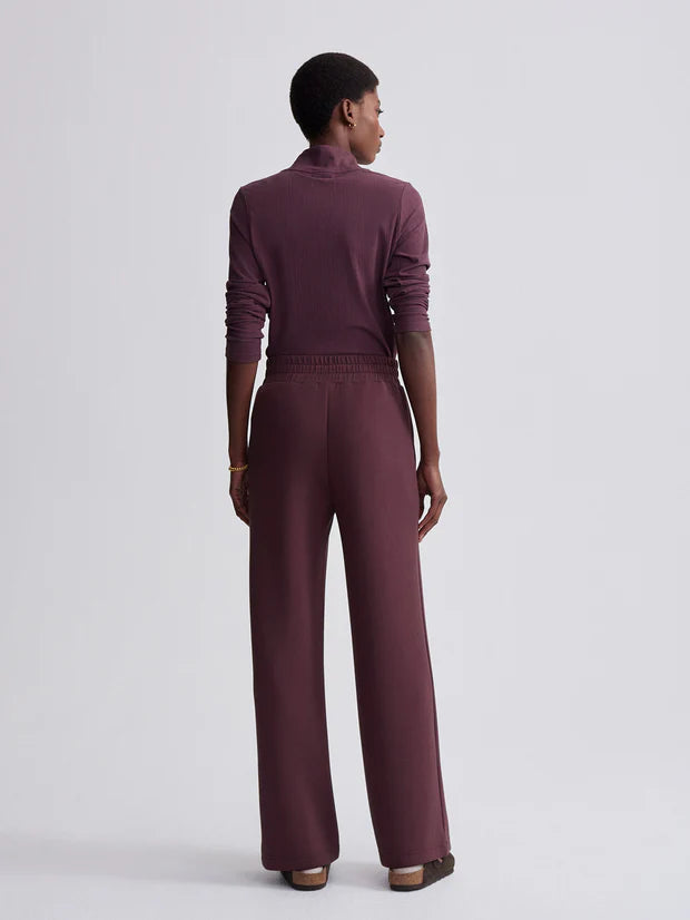 The Wide Leg Pant 28” | Deep Mahogany