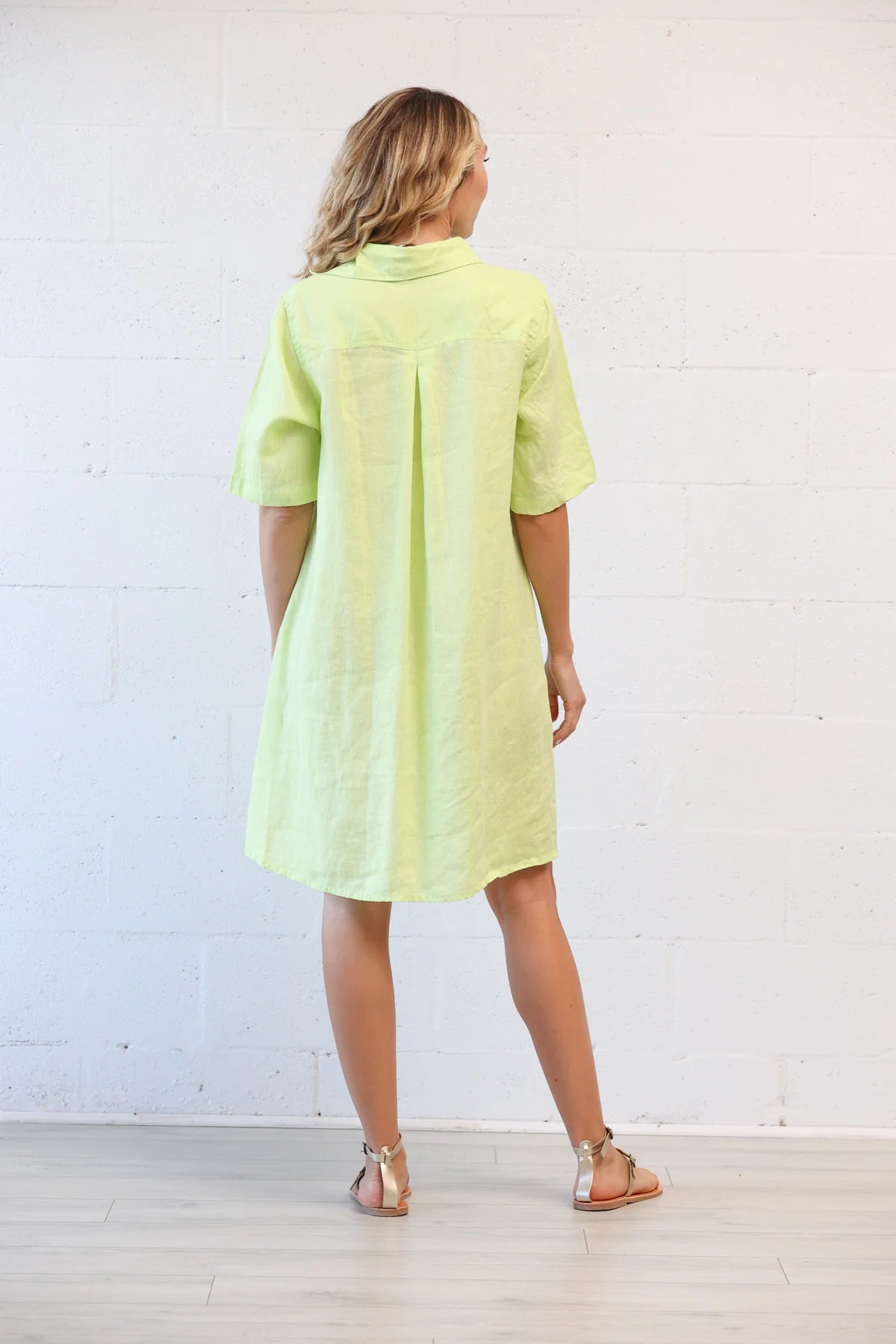 Uma Tunic | Lime Linen