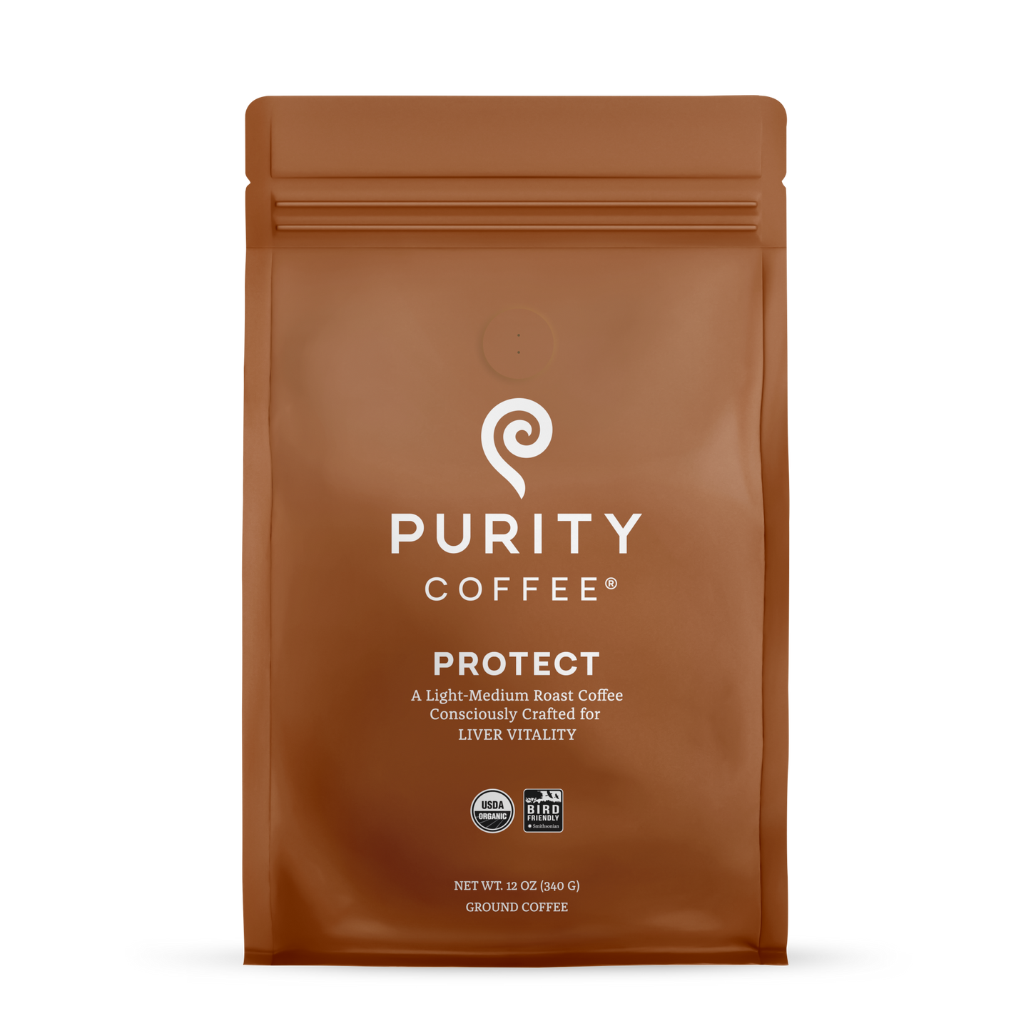 PROTECT: Light-Medium Roast *Ground* Coffee - 12oz Bag