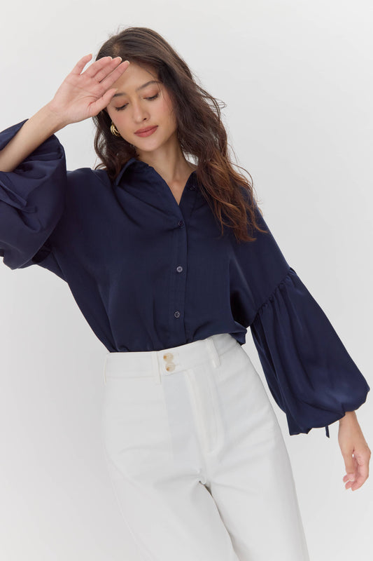 Brianna Balloon Sleeve Shirt